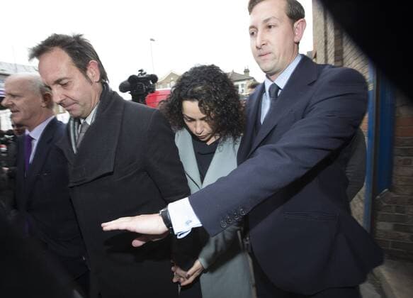 06 01 2016. Croydon, United Kingdom. Former Chelsea Football club team doctor Eva Carneiro leaving a case management hearing before the start of her employment tribunal in Croydon, United Kingdom.  xStephenxLockx xixImagesx IIM-11662-0017
