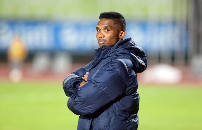 Antalyaspor - VfB Stuttgart Türkei, Antalya, 07.01.2016, 1. Fussball-Bundesliga, Saison 2015 2016, VfB Stuttgart Trainingslager Belek 2016, Testspiel, Antalyaspor - VfB Stuttgart: Samuel Eto o (Antalyaspor).