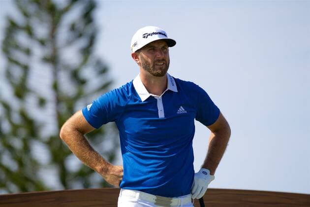 January 08 2016: Dustin Johnson during the Second Round of the Hyundai Tournament of Champions at Kapalua Plantation Course on Maui, HI. (Photo by Aric Becker Icon Sportswire) GOLF: JAN 08 PGA Golf Herren - Hyundai Tournament of Champions - Second Round Icon16010827 EDITORIAL USE ONLY