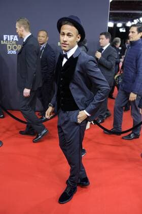 NEYMAR Gala Nominees World Player of the Year FIFA-Weltfussballer Footballer of the Year 2015, FIFA Ballon d Or in the Kongresshaus Zuerich, Switzerland at January 11, 2016 11.01.2016 FIFA World Player Party