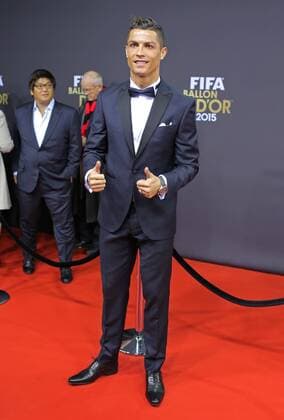 Christiano RONALDO Gala Nominees World Player of the Year FIFA-Weltfussballer Footballer of the Year 2015, FIFA Ballon d Or in the Kongresshaus Zuerich, Switzerland at January 11, 2016 11.01.2016 FIFA World Player Party