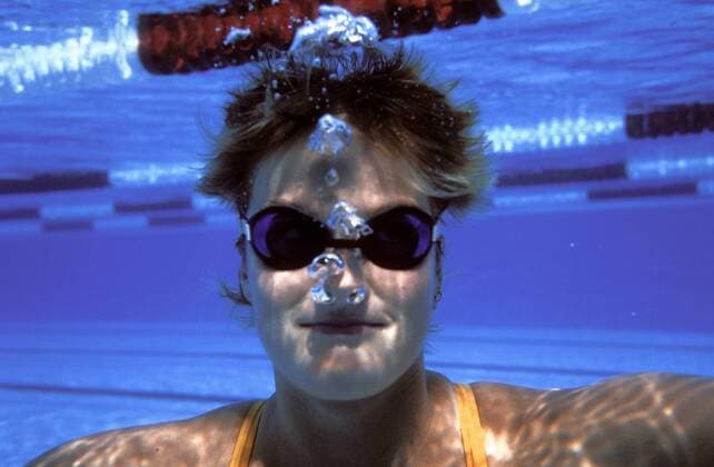 OTTO Kristin Team DDR Europameisterin unter Wasser Schwimm Europameisterschaften 1987 in Strassburg am 23. August 1987 in Strassburg 