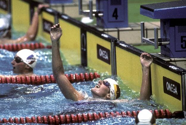 OTTO Kristin Team DDR Olympiasiegerin Olympische Sommerspiele 1988 in Seoul am 22. September 1988 in Seoul 