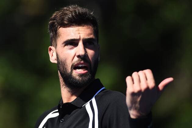 13.01.2016. Auckland, New Zealand. Benoit Paire from France during Day 3 of the 2016 ASB Classic Mens. ASB Tennis Centre, Auckland, New Zealand. Wednesday 13 January 2016. xChrisxSymesx  ActionPlus11696626