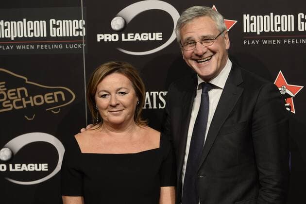 - LINT, BELGIUM: Kris Peeters (R) pictured on the red carpet ahead of the 62nd edition of the Golden Shoe award ceremony, Wednesday 13 January 2016, in Lint AED studio. The Golden Shoe (Gouden Schoen Soulier d Or) is an award for the best soccer player of the Belgian Jupiler Pro League championship during the year 2015. DIRKxWAEM  x04772708x