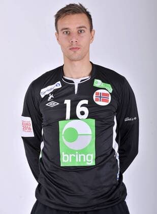 Handball, EM 2016, Nationalteam Norwegen Porträttermin 2016.01.14 KATOWICE - EHF EURO 2016 - CHRISTENSEN ESPEN - Session players, handball players, representation of Norway POLAND AND FRANCE OUT!!!  20160114LUK1054