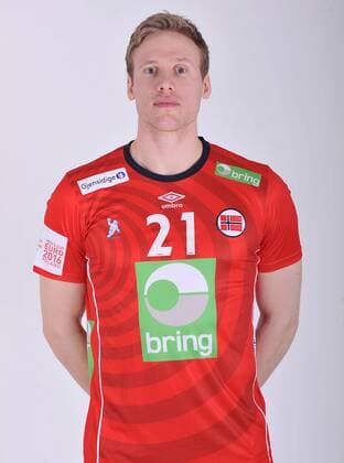 Handball, EM 2016, Nationalteam Norwegen Porträttermin 2016.01.14 KATOWICE - EHF EURO 2016 - GULLERUD MAGNUS - Session players, handball players, representation of Norway POLAND AND FRANCE OUT!!!  20160114LUK1075