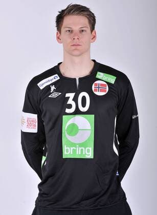 Handball, EM 2016, Nationalteam Norwegen Porträttermin 2016.01.14 KATOWICE - EHF EURO 2016 - BERGERUD TORBJORN - Session players, handball players, representation of Norway POLAND AND FRANCE OUT!!!  20160114LUK1093
