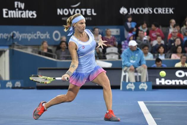 15.01.16 Sydney, Australia. Svetlana Kuznetsova in action against Monica Puig (PUR) during their womens singles final on day 6 at the Apia International Sydney. Kznetsova won the final 6-0,6-2. xNigelxOwenx  ActionPlus11697020