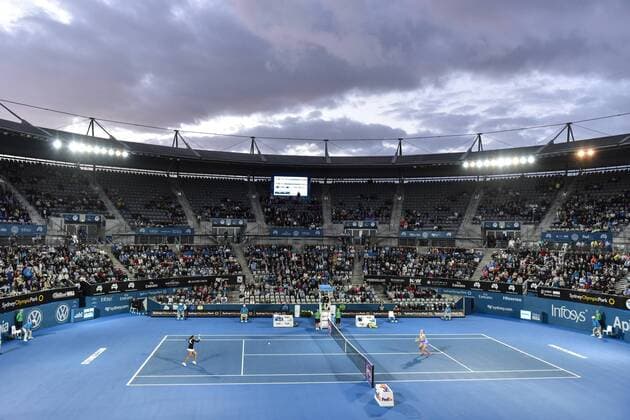 15.01.16 Sydney, Australia. Svetlana Kuznetsova in action against Monica Puig (PUR) during their womens singles final on day 6 at the Apia International Sydney. Kznetsova won the final 6-0,6-2. xNigelxOwenx  ActionPlus11697025