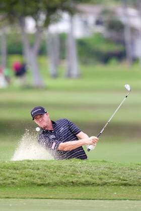 January 15, 2016 - Honolulu, Hawaii - JIMMY WALKER hits out of a green side bunker during play of the second round of the Sony Open at Waialae Country Club. Golf 2016 - Sony Open - ZUMAc04_