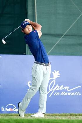 January 15, 2016 - Honolulu, Hawaii: Danny Lee hits his tee shot during play of the second round of the Sony Open at Waialae Country Club in Honolulu, Hawaii. PGA Golf Herren Golf: Sony Open JAN15 - ZUMAc04_