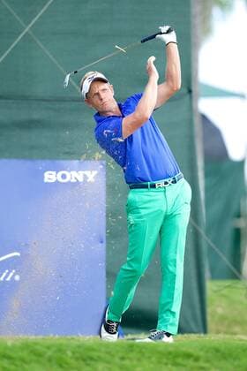 January 15, 2016 - Honolulu, Hawaii: Luke Donald hits his tee shot during play of the second round of the Sony Open at Waialae Country Club in Honolulu, Hawaii. PGA Golf Herren Golf: Sony Open JAN15 - ZUMAc04_