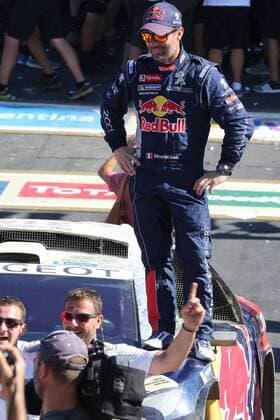 - ROSARIO, ARGENTINA: French driver Sebastien Loeb pictured after the final stage of the 2016 Dakar Rally Race from Villa Carlos Paz to Rosario, Argentina, on Saturday 16 January 2016. The 2016 Dakar Rally takes place from 03 till 16 January 2014 in Argentina and Bolivia. WILLYxWEYENS  x04775591x