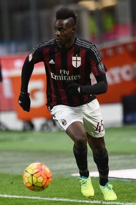 Mg Milano 17 01 2016 - campionato di calcio serie A Milan-Fiorentina: Mario Balotelli 
