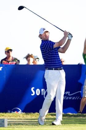 January 17, 2016 - Honolulu, Hawaii: Brandt Snedeker hits his tee shot on the 18th hole during play of the final round of the Sony Open at Waialae Country Club in Honolulu, Hawaii. PGA Golf Herren Golf: Sony Open JAN17 - ZUMAc04_