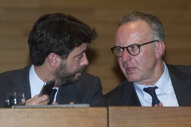IPP20160118 News Football: Financial Fairplay in Europe and Italy, Andrea Agnelli President Juventus Karl-Heinz Rummenigge Vorstandsvorsitzender Bayern München xHOCHxZWEIx xItalyxPhotoxPressx 