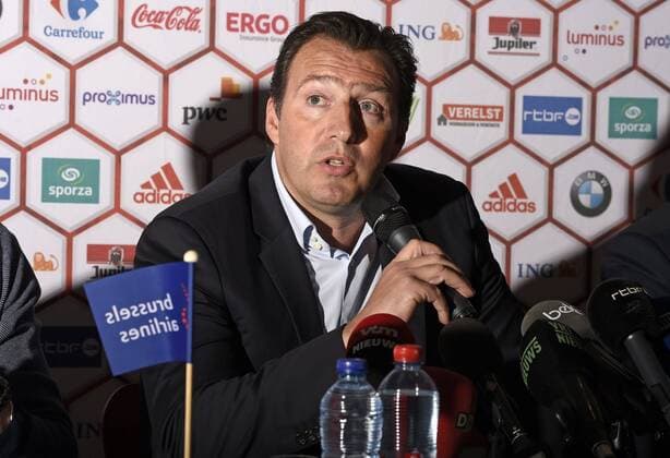 Marc Wilmots head coach of red devils pictured FOOTBALL : Partenaire Equipe Belgique Euro 2016 - Bruxelles - 18 01 2016 PhotioNews Panoramic 