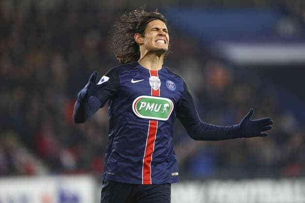 Edinson Cavani (PSG) - Fussball Frankreich, Coupe de France, Paris Saint Germain PSG vs. Toulouse FC - 19 01 2016 - GwendolineLeGoff Panoramic 