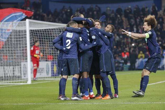 Fußball, Coupe de France, Paris St. Germain - FC Toulouse Zlatan Ibrahimovic (psg) - Fussball Frankreich, Coupe de France, Paris Saint Germain PSG vs. Toulouse FC - 19 01 2016 StephaneAllaman Panoramic 