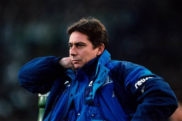 Trainer Bernd Krauss (Borussia Mönchengladbach)