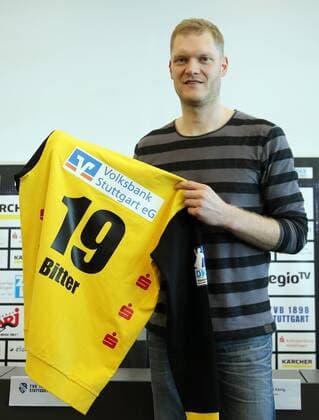 Handball Bundesliga TVB 1898 Stuttgart 21.01.2016 Deutschland Handball Bundesliga Männer TVB 1898 Stuttgart Neuzugang vom HSV Hamburg Torwart Johannes Bitter.