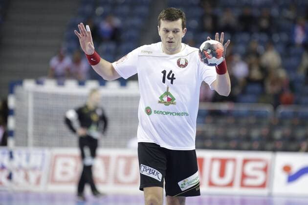 21.01.2016, Krakow, EM 12th Men s European Handball Championship, France - Belarus Nationalteam Länderspiel -- Siarhei Rutenka - FRANCE OUT!!!!!  PPC_PIRGA_21012016A__MG_0574