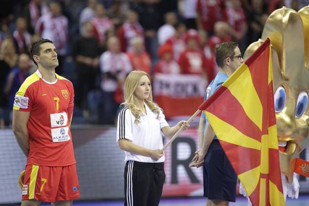 21.01.2016, Krakow Cracow, 12th Men s European Handball Championship, Croatia - Macedonia -- Kiril Lazarov  PPC_PIRGA_21012016A__MG_1954