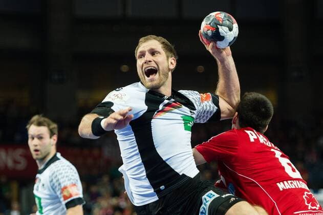 Themen der Woche - Sport Bilder des Tages - Sport Poland Wroclaw 22.01.2016 Century Hall 2016 Handball Men s EHF Euro 2016 Poland main round group 2 match between Germany vs Hungary On the picture: Steffen Weinhold germany 17  160122_1SB1086
