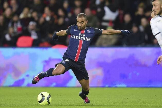 Lucas Moura (PSG) FOOTBALL : PSG vs SCO Angers - L1 - Paris - 23 01 2016 JBAutissier Panoramic 