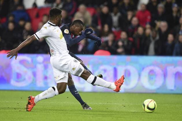 Blaise Matuidi (PSG) FOOTBALL : PSG vs SCO Angers - L1 - Paris - 23 01 2016 JBAutissier Panoramic 