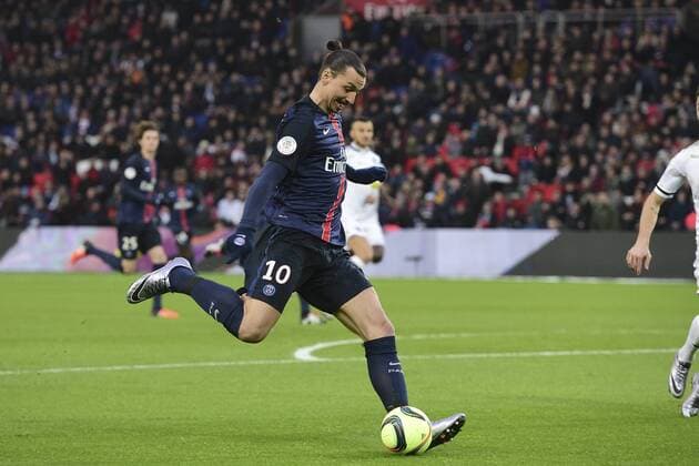 Zlatan Ibrahimovic (PSG) FOOTBALL : PSG vs SCO Angers - L1 - Paris - 23 01 2016 JBAutissier Panoramic 
