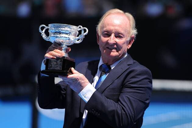 Themen der Woche - SPORT Rod Laver (AUS) - Tennis, Australian Open 2016, Melbourne - 26 01 2016 TennisMagazine Panoramlc 