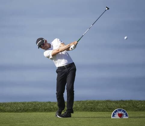 January 29, 2016: Camilo Villegas on the 2nd tee box of the North Course during the second round of the Farmers Insurance Open at Torrey Pines Golf Course in San Diego, California. PGA Golf Herren 2016: Farmers Insurance Open JAN 29 - ZUMAc04_