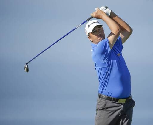January 29, 2016: Shane Bertsch on the 2nd tee box of the North Course during the second round of the Farmers Insurance Open at Torrey Pines Golf Course in San Diego, California. PGA Golf Herren 2016: Farmers Insurance Open JAN 29 - ZUMAc04_