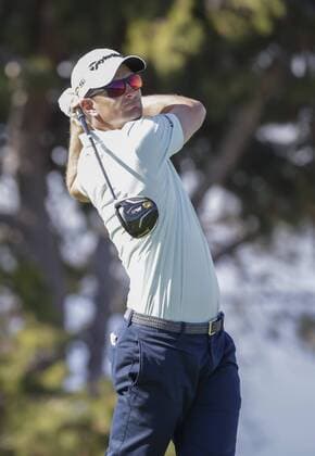 January 29, 2016: Justin Rose tees off on the 8th hole of the North Course during the second round of the Farmers Insurance Open at Torrey Pines Golf Course in San Diego, California. PGA Golf Herren 2016: Farmers Insurance Open JAN 29 - ZUMAc04_