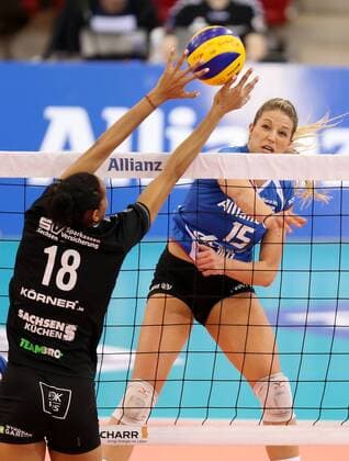 Stuttgart Volleyball Allianz MTV Stuttgart vs. Dresdner SC, Nichole Lindow (Stuttgart)