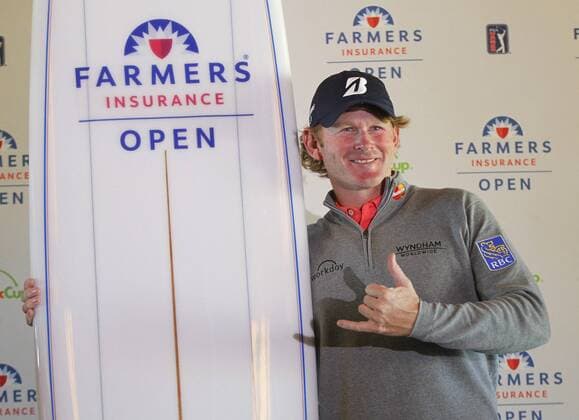 Golf, Brandt Snedeker gewinnt Farmers Insurance Open in San Diego Feb. 1, 2016 - San Diego, CA, USA - Brandt Snedeker won the Farmers Insurance Open at Torrey Pines on Feb. 1, 2016 in San Diego, Calif. Snedeker finished his 6 under par round on Sunday, while others had to finish on Monday, due to a weather delay. Farmers Insurance Open - ZUMAm67_