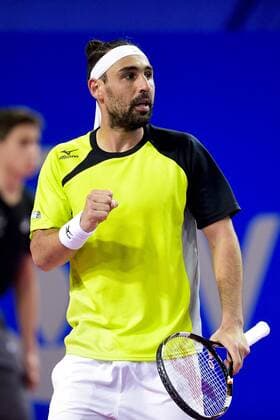 Tennis, ATP-Turnier in Montpellier Marcos Baghdatis (cyp) TENNIS : Open Sud de France 2106 - Montpellier - 01 02 2016 JBAutissier 
