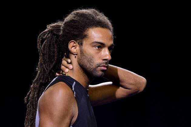 Dustin Brown (ger) TENNIS : Open Sud de France 2106 - Montpellier - 01 02 2016 JBAutissier 