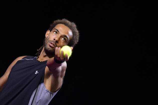 Dustin Brown (ger) TENNIS : Open Sud de France 2106 - Montpellier - 01 02 2016 JBAutissier 