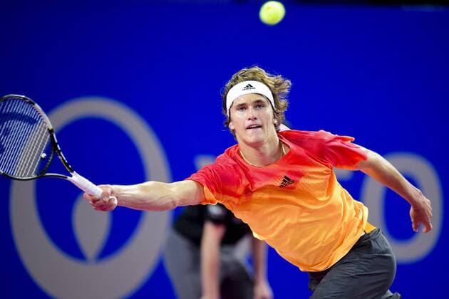 Alexander Zverev (ger) TENNIS : Open Sud de France 2106 - Montpellier - 01 02 2016 JBAutissier 