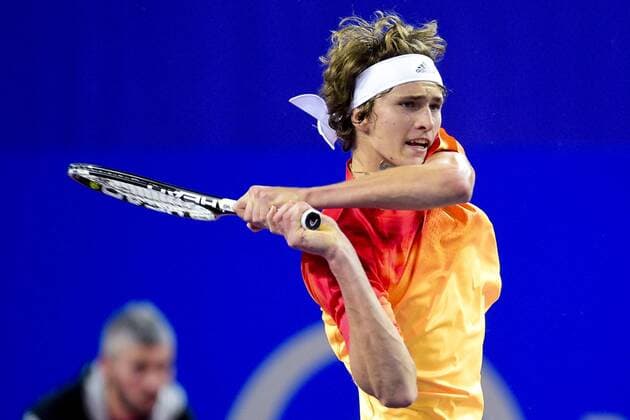 Alexander Zverev (ger) TENNIS : Open Sud de France 2106 - Montpellier - 01 02 2016 JBAutissier 