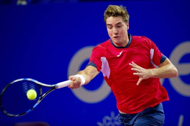 Jan Lennard Struff (ger) TENNIS : Open Sud de France 2016 - Montpellier - 02 02 2016 JBAutissier Panoramic 
