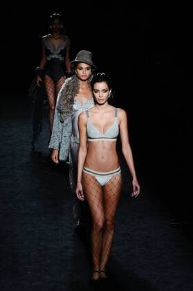 Feb. 1, 2016 - Barcelona, Spain - The Spanish model and girlfriend of Dani Alves, Joana Sanz, parading in the catwalk wearing TCN designs during 080 Barcelona fashion show, in Barcelona, 1st of February, 2016. 080 Barcelona 2nd day  - ZUMAn230