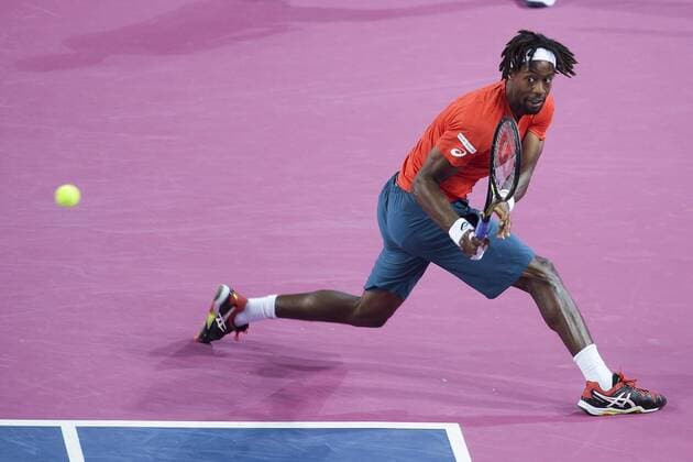 Gael Monfils (fra) TENNIS : Open Sud de France 2016 - Montpellier - 03 02 2016 JBAutissier Panoramic 