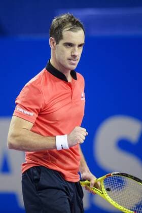Richard Gasquet (fra) TENNIS : Open Sud de France 2016 - Montpellier - 03 02 2016 JBAutissier Panoramic 