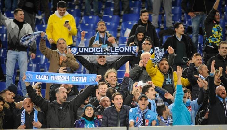 03.01.2016. Stadium Olimpico, Rome, Italy. Serie A football league. SS Lazio versus Napoli. Fans of Napoli xSalvatorexFORNELLIx  ActionPlus11703920