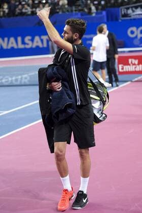 Tennis, ATP-Turnier in Montpellier Benoit Paire (fra) TENNIS : Open Sud de France 2016 - Montpellier - 04 02 2016 JBAutissier Panoramic 