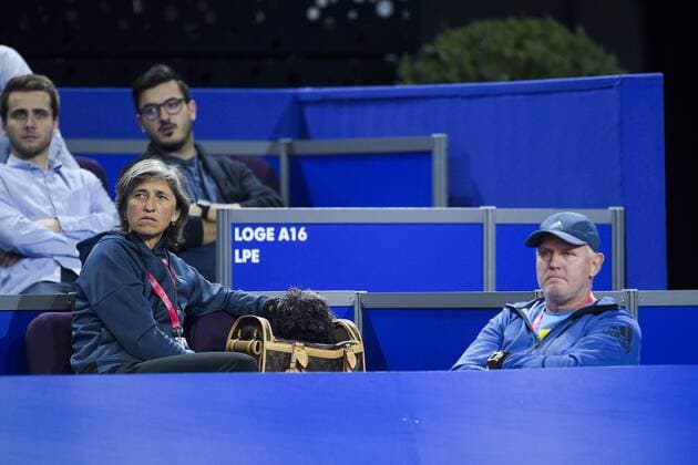 Mere de Alexander Zverev (ger) TENNIS : Open Sud de France 2016 - Montpellier - 05 02 2016 JBAutissier Panoramic 